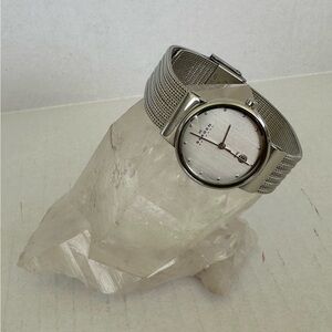 Skagen Silver-Tone Mesh Watch